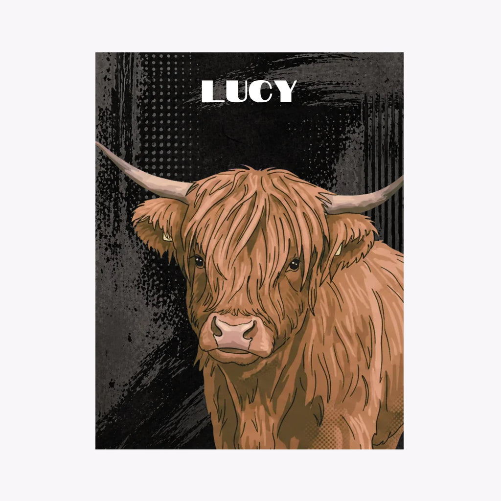 Pet Pop Art Blanket – small size folded product view