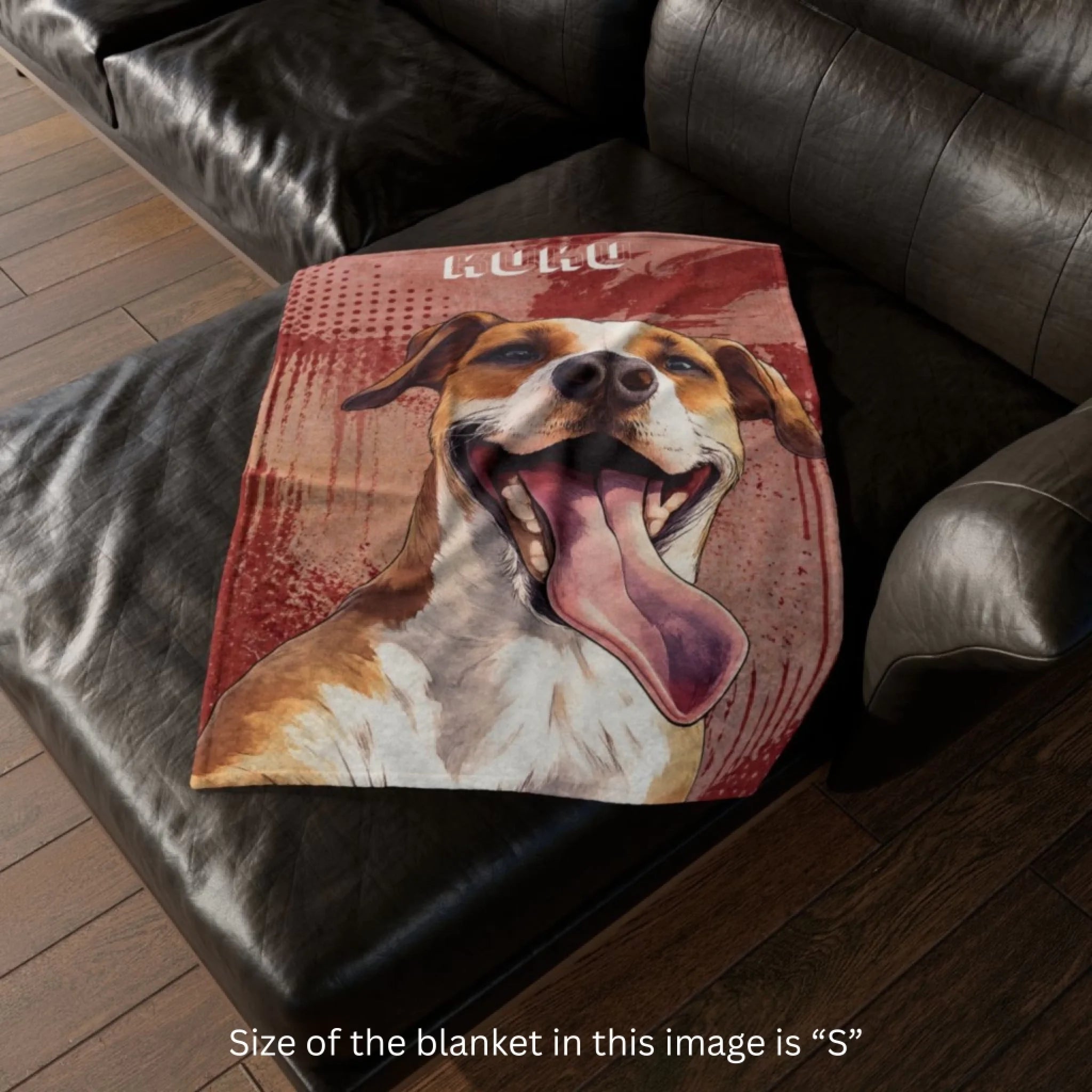 Pet Pop Art Blanket – medium size lifestyle photo