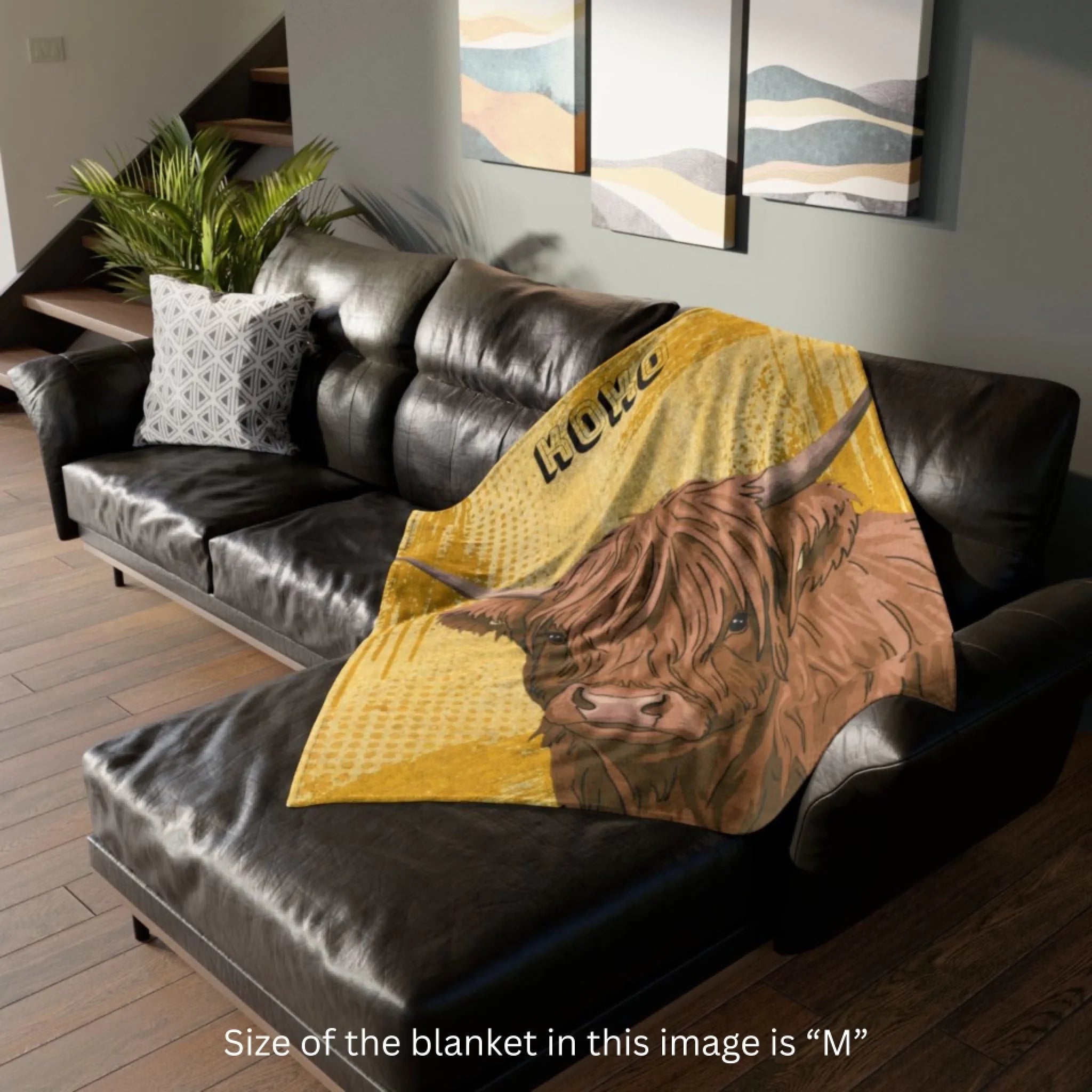 Pet Pop Art Blanket – large size draped detail