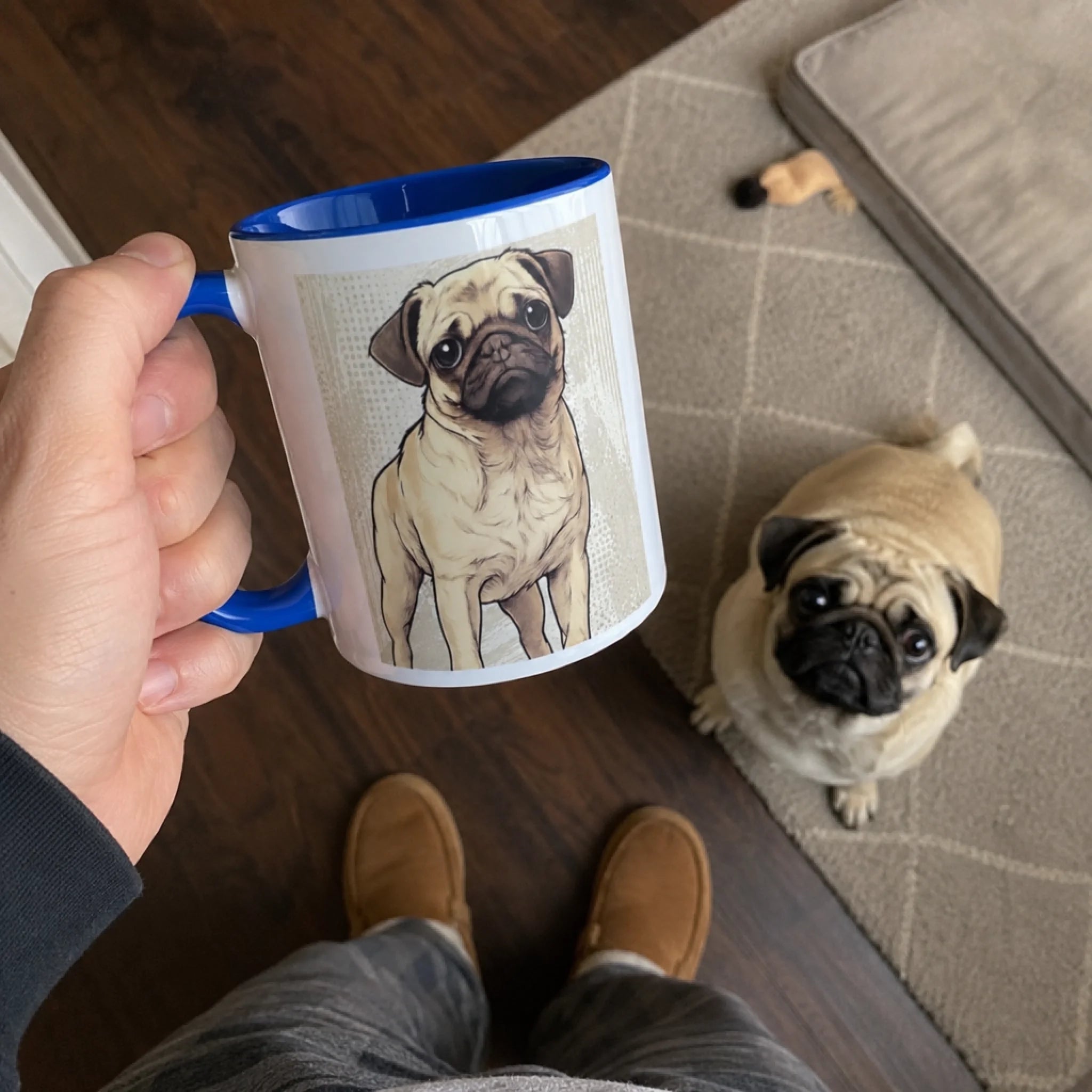 Pop Art Pet Mug and a Dog