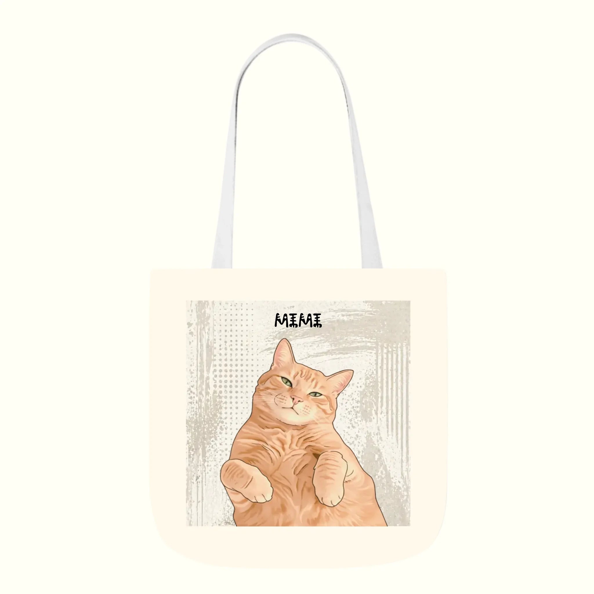 White Pop Art Pet Tote
