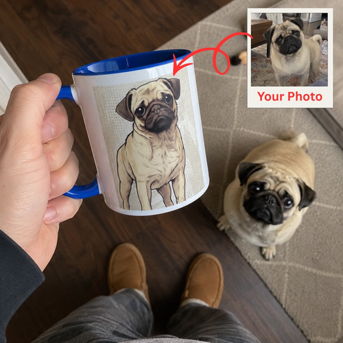 Pop Art Pet Mug and a Dog (1)