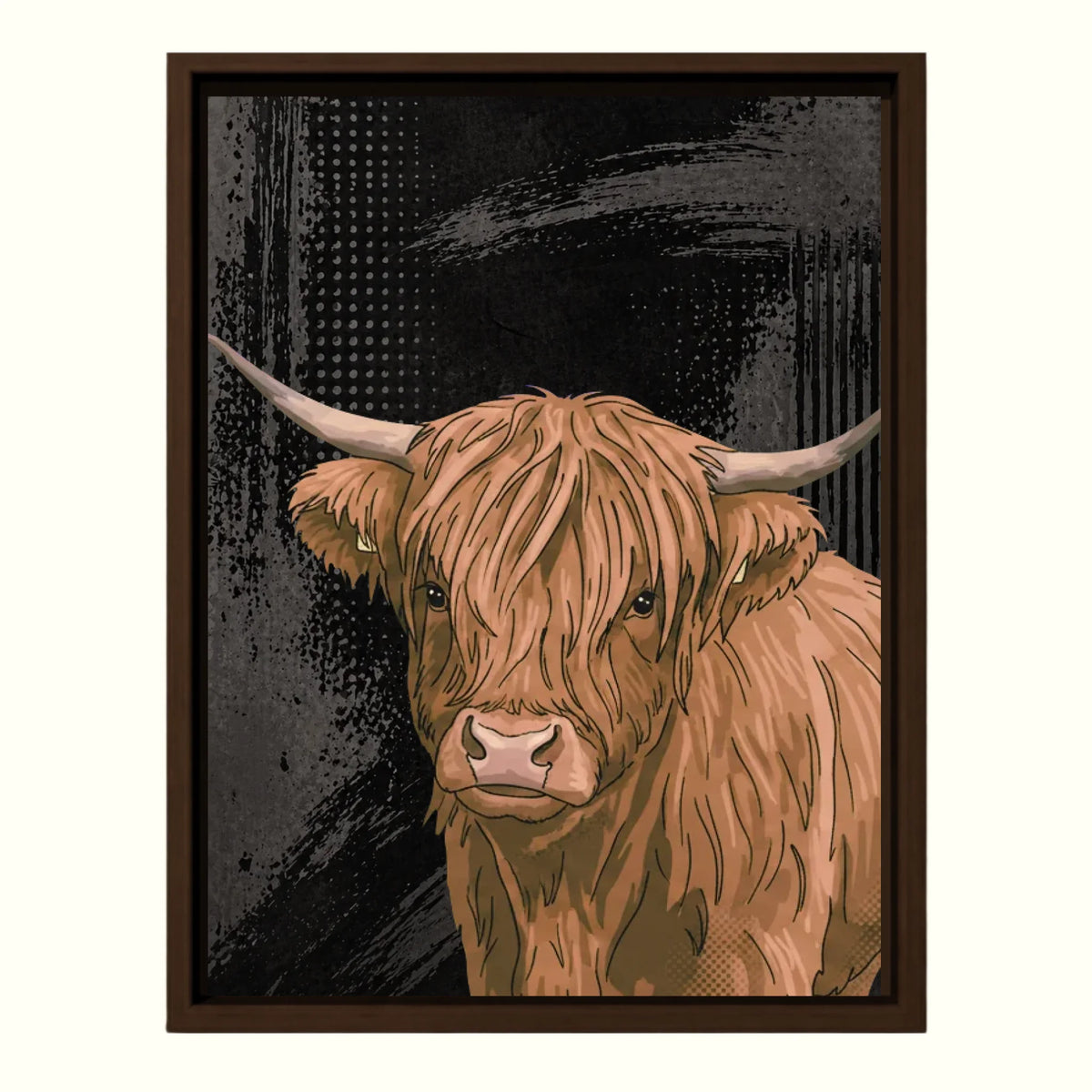 Espresso Canvas Pet Pop Art
