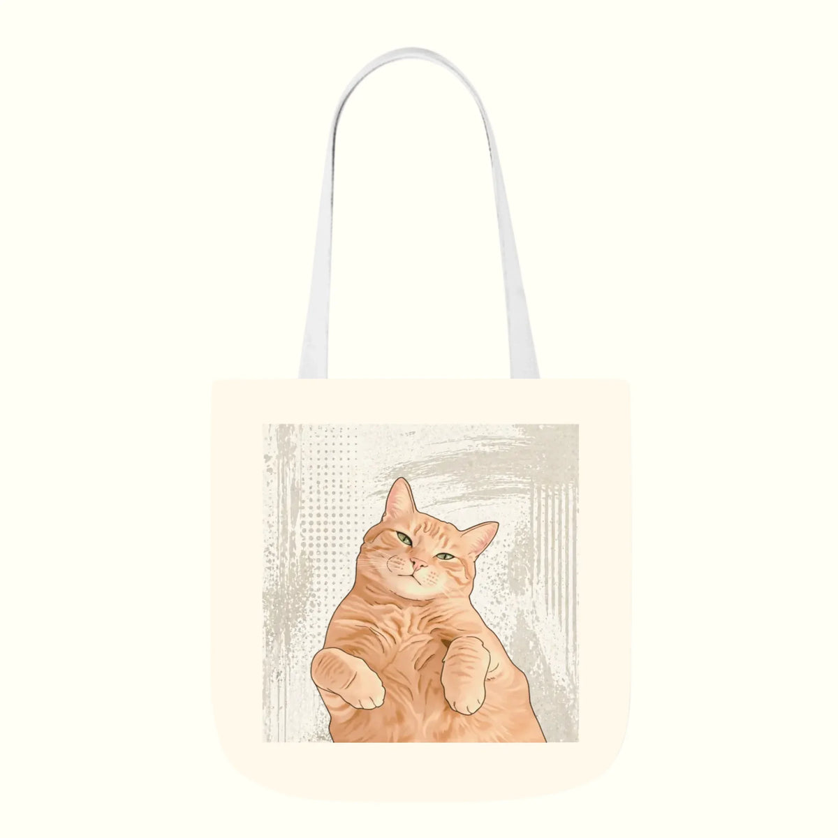White Pop Art Pet Tote