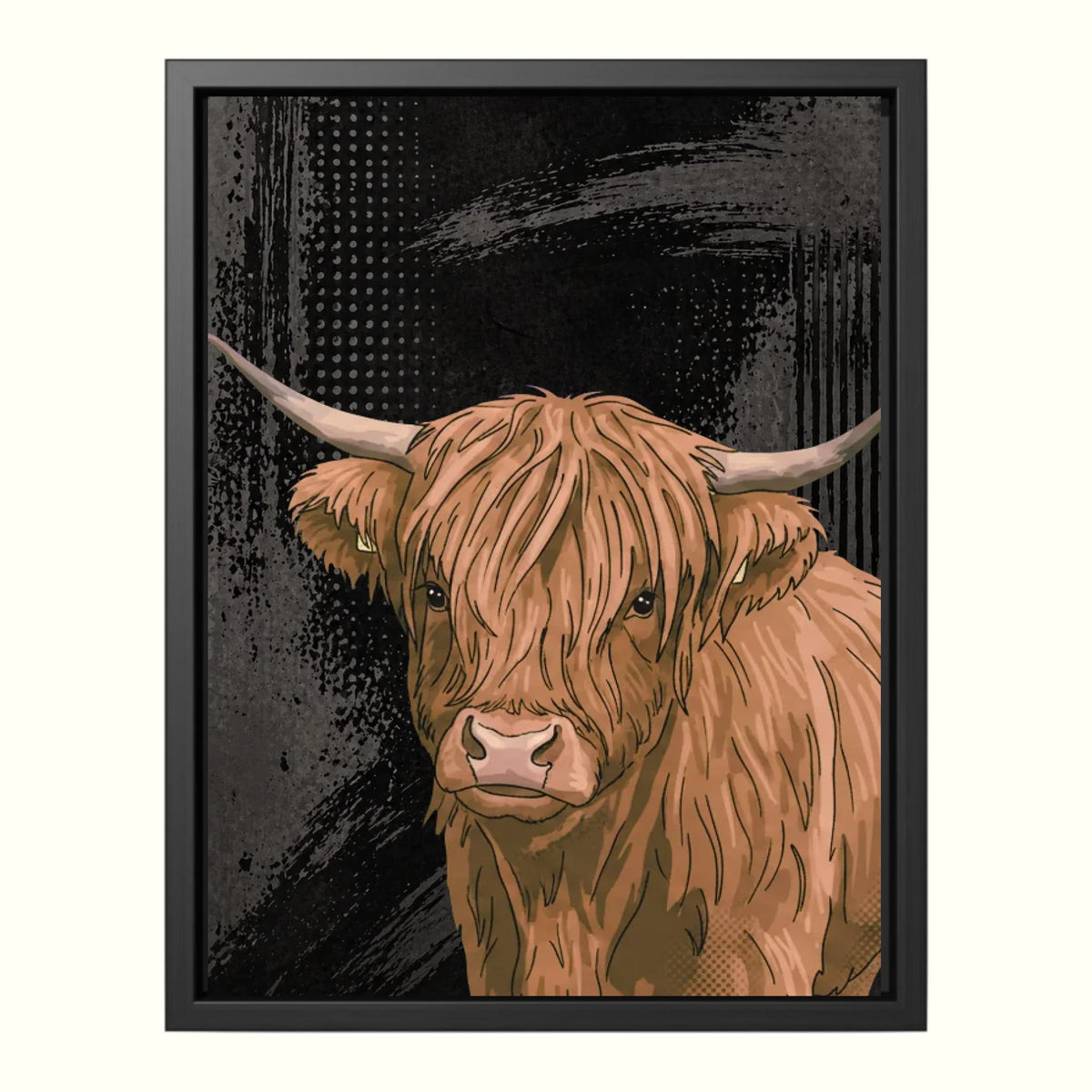 Espresso Canvas Pet Pop Art
